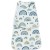 Sac de dormit bebelusi cu sistem de infasare Kidizi Blue Rainbow, 70 cm