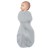 Sistem de infasat cu fermoar dublu Kidizi SnugPod Grey 0-3 luni, 0.5 tog