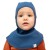 Cagula bebelusi reglabila din bumbac certificat, Kidizi blue 0-6 luni