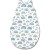 Sac de dormit copii 3-18 luni Kidizi Blue Rainbow, 0.5 tog