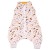 Sac de dormit cu picioare de vara din muselina 6-18 luni Kidizi Stone, 0.5 tog