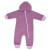 Salopeta overall din lana fiarta dublata cu bumbac, Kidizi Purple 2-3 ani, prevazuta cu gluga si mansete transformabile in manusi