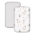 Set 2 cearceafuri din bumbac cu elastic roata pentru patut cosleeper 90x50 cm Kidizi, Sweet Dreams