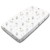 Cearceaf din bumbac cu elastic roata pentru patut 120x60 cm Kidizi Sweet Dreams
