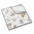 Aleza impermeabila bebelusi refolosibila 110x78 cm Kidizi Koala Dreams, strat superior din bumbac