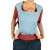 Marsupiu bebe ergonomic ajustabil si compact din in Kidizi Numi Blue, de la 4,5-15 kg, include saculet transport
