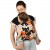 Marsupiu bebe ergonomic ajustabil si compact Kidizi Goya Cats ,de la 4,5-15 kg, include saculet transport