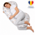 Perna gravide mutifunctionala Kidizi Casia Forest Friends cu husa bumbac detasabila