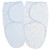 Set 2 sisteme de infasat reglabil din bumbac 0-3 luni Kidizi Elefun blue, 100% bumbac, 0.5 TOG
