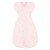 Sistem de infasat cu fermoar dublu Kidizi Swaddel Confort Elefun Pink 0-4 luni, 100% bumbac, 0.5 tog