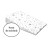 Husa schimb impermeabila pentru perna antireflux multifunctionala 70x40 cm Kidizi Galaxy Grey