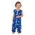 Sac dormit copii de vara din bumbac cu picioare 18-36 luni Kidizi Space Cats, 0.5 tog