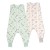 Set 2 saci de dormit copii de vara din bumbac cu picioare 18-36 luni Kidizi Giraffe On a Cloud Pastel, 0.5 tog