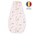 Sac dormit copii de vara din muselina Kidizi Birdy 90 cm, 100% bumbac, 6-24 luni