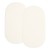 Set 2 cearceafuri din muselina dubla cu elastic roata pentru landou sau cosulet de rachita Kidizi ivory, bumbac 100%