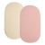Set 2 cearceafuri din muselina dubla cu elastic roata pentru landou sau cosulet de rachita Kidizi pink, bumbac 100%