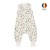Sac dormit copii de vara din bumbac cu picioare 6-18 luni Safari, 0.5 tog, mansete transformabile in soseta