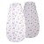 Set 2 saci dormit copii de vara 0-18 luni Kidizi On a Cloud Pastel Galaxy Grey, 80 cm, 0.5 tog