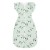 Sistem de infasat transformabil in sac de dormit, 1-6 luni Kidizi Swaddel Confort UP Zebra Mint 100% bumbac, 0.5 tog