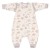 Sac de dormit copii cu picioare si maneci detasabile din bumbac flausat 6-18 luni Kidizi On a Cloud Pastel,1 tog
