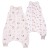 Set 2 saci de dormit cu picioare de vara din muselina 18-36 luni Kidizi Birdy Ducky, 0.5 tog