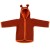 Jacheta cu gluga din lana fleece pentru copii Kidizi Teddy Terracotta 1-2 ani