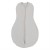 Sistem de infasat cu fermoar dublu Kidizi SnugPod Grey M, pentru bebelusi cu greutate de 3.8-7 kg, 0.5 tog