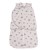 Sac de dormit bebelusi cu sistem de infasare din bumbac flausat Kidizi  Galaxy Grey, 0-6 luni, 1 tog