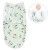Sistem de infasat reglabil din bumbac cu maneci 0-3 luni Kidizi Upgraded Zebra, 0.5 tog