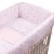 Lenjerie patut Maxi cu aparatori laterale matlasate pentru pat 120x60 cm Fairy Clouds
