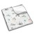 Aleza impermeabila bebelusi refolosibila 110x78 cm Kidizi Rainbow Cats, strat superior din bumbac