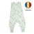 Sac dormit copii de vara din bumbac cu picioare 6-18 luni Kidizi Giraffe, 0.5 tog, mansete transformabile in soseta