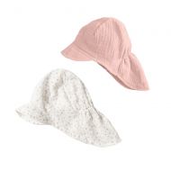 Set 2 sepci din muselina dubla Kidizi Maitre 1-3 ani, Tiny Hearts Pink