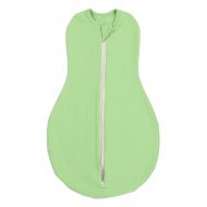 Sistem de infasat cu fermoar dublu Kidizi SnugPod Green M, pentru bebelusi cu greutate de  3.8-7 kg, 0.5 tog