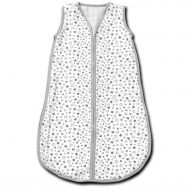 Sac dormit copii de vara din muselina Kidizi Grey Stars 90 cm
