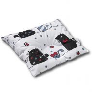 Perna bebelusi contra plagiocefaliei si pentru formarea corecta a capului Kidizi 30x25 cm Happy Kitten
