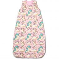 Sac de dormit copii reglabil 6- 36 luni Kidizi Pink Unicorn