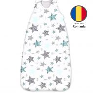 Sac de dormit copii reglabil 6- 36 luni Kidizi Blue Dino