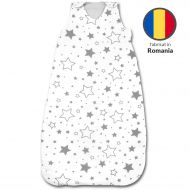 Sac de dormit copii reglabil 6- 36 luni Kidizi Galaxy Grey