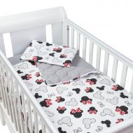 Set perna bebelus si plapumioara matlasata 100x75 cm Kidizi Minnie