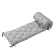 Aparatoare matlasata pentru patut 120x60 cm Kidizi Gri Deluxe