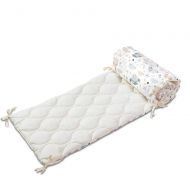 Aparatoare matlasata pentru patut 120x60 cm Kidizi Forest Freinds Deluxe, inaltime 35 cm
