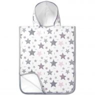 Prosop copii tip poncho 1-4 ani Kidizi All Pink Stars