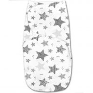 Sistem de infasat  dublu cu interior din flanel 0-3 luni Kidizi  Magic Stars Grey