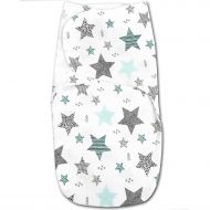Sistem de infasat  dublu cu interior din flanel 0-3 luni Kidizi All Mint Star