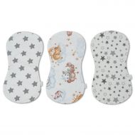 Set 3 protectii antiregurgitare impermeabile din flanel