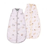 Set 2 saci de dormit copii de vara din muselina Kidizi Dragonfly Birdy 90 cm, 100% bumbac, 6-24 luni 0.5 TOG