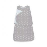 Sac de dormit bebelusi cu sistem de infasare Kidizi Grey Stars, 70 cm