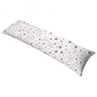 Perna pentru dormit lateral cu husa din bumbac detasabila 145x45 cm Kidizi Galaxy Grey