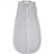 Sac dormit copii de vara  0-24 luni Kidizi Grey Stars, 85 cm